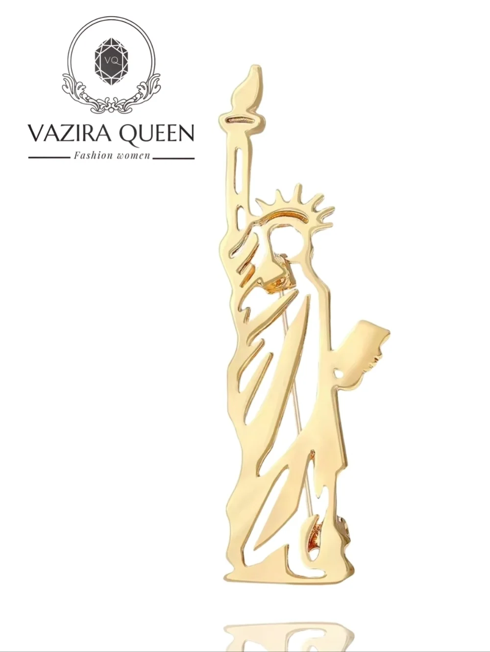 VQ  Statue Of Liberty Brooch